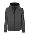 Ea7 Logo Casual Jacket In Black