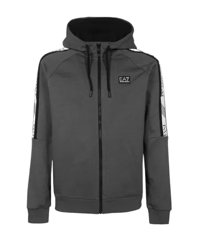 Ea7 Logo Casual Jacket In Black