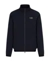 Ea7 Logo Casual Jacket In Blue