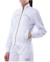 Ea7 Logo Casual Jacket In Nude