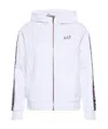 Ea7 Logo Casual Jacket In White