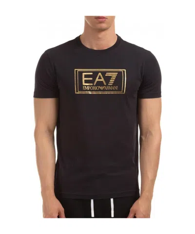 Ea7 Logo Decal T-shirt In Black