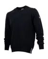 Ea7 Logo Detail Pullover In Black