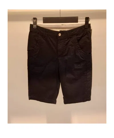 Ea7 Logo Detail Shorts In Black