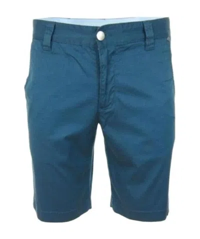 Ea7 Logo Detail Shorts In Blue