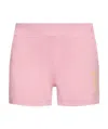 Ea7 Logo Detail Shorts In Pink