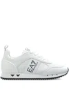 Ea7 Logo-detail Sneakers In White
