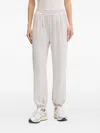 Ea7 Precious Stretch Modal Interlock Joggers In White