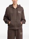 Ea7 Logo-detail Tracksuit In Brown