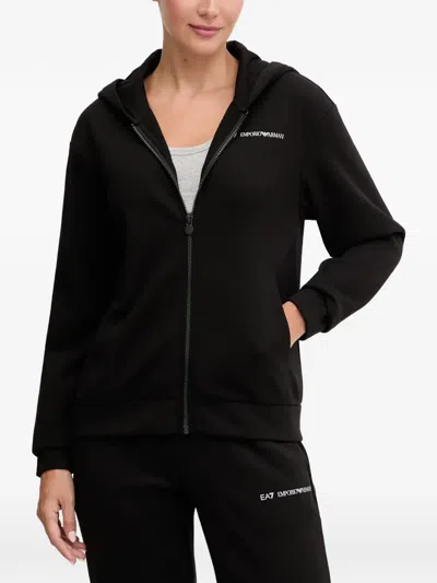 Ea7 Logo-detail Tracksuit Set In Black