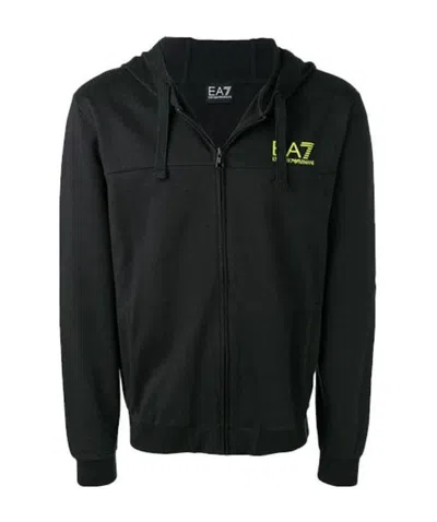 Ea7 Logo Details Casual Jacket In Black