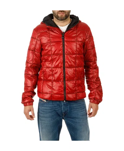 Ea7 Logo Details Casual Jacket In Red