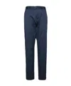 Ea7 Logo Details Casual Pants In Black