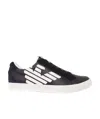 Ea7 Logo Details Casual Sneakers In White
