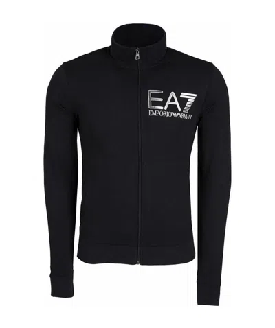 Ea7 Logo Details Sports Suit In Black