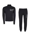 Ea7 Logo Details Sports Suit In Black
