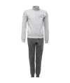 Ea7 Logo Details Sports Suit In Gray