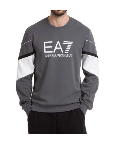 Ea7 Logo Details Sweater In Black