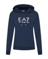 Ea7 Logo Details Sweater In Blue