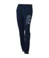 Ea7 Logo Details Sweatpants In Black