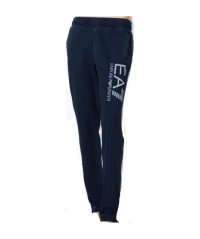 Ea7 Logo Details Sweatpants In Black