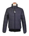 Ea7 Logo Down Jacket In Black