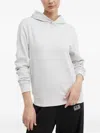 Ea7 Logo-embellished Hoodie In Gray