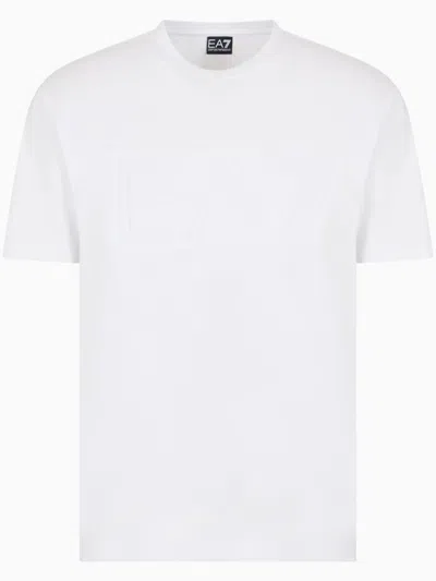 Ea7 T-shirt Mit Logo-prägung