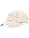 Ea7 Logo-embroidered Baseball Cap In Neutrals