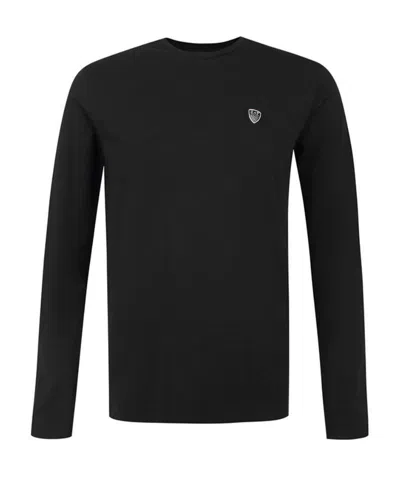 Ea7 Logo-fitting T-shirt In Black