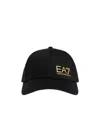 Ea7 Logo-print Baseball Cap In Black