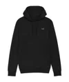 Ea7 Logo Hooded Sweater In Black
