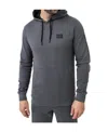 Ea7 Logo Hooded Sweater In Black