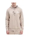 Ea7 Logo Hooded Sweater In Nude
