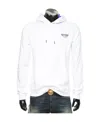 Ea7 Logo Hooded Sweater In White