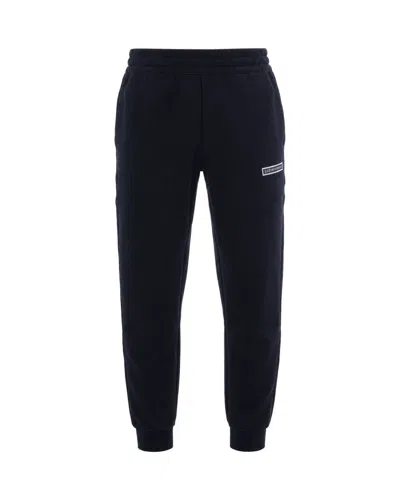 Ea7 Logo Jogger Pants In Black