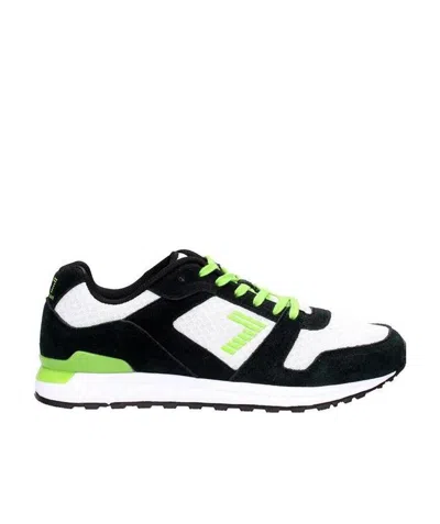 Ea7 Logo Lace Up Casual Sports Shoes In Black