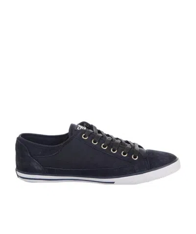 Ea7 Logo Lace Up Casual Sports Shoes In Black