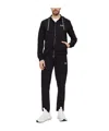 Ea7 Logo Logo Sports Suit In Black
