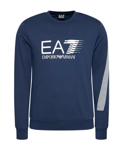 EA7 LOGO LONG-SLEEVED SWEATER