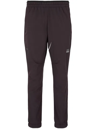 EA7 LOGO NYLON TRACK PANTS