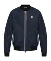 Ea7 Logo-patch Bomber Jacket In Black