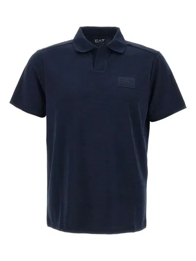 Ea7 Logo-patch Polo Shirt