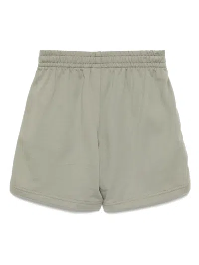 Ea7 Logo-patch Shorts In 绿色
