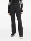 Ea7 Logo-patch Skiwear Trousers In Black