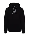 Ea7 Logo Pattern Sweater In Black