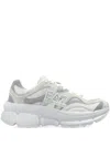 Ea7 Logo-plaque Chunky Sneakers In White