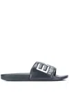 Ea7 Logo Embossed Slides