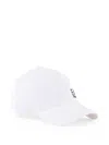 Ea7 Train Core Cotton Baseball Cap In White