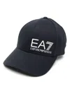 Ea7 Logo-print Baseball Cap In Blue